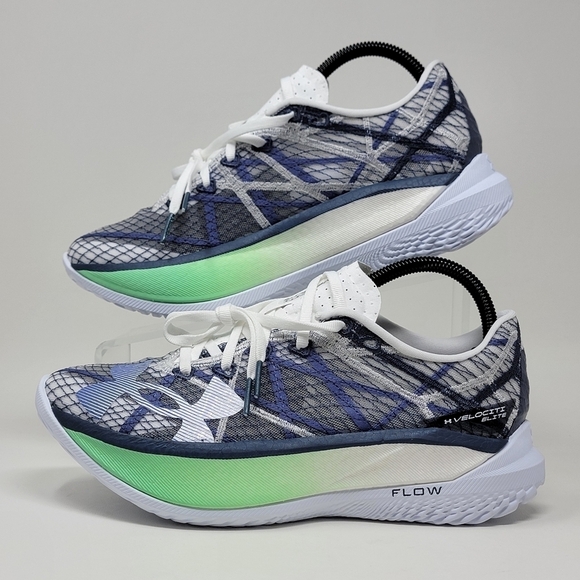 Under Armour Men\'s Velociti Elite White Running Shoes Sz 7.5  US 3027205-101 New main image 4